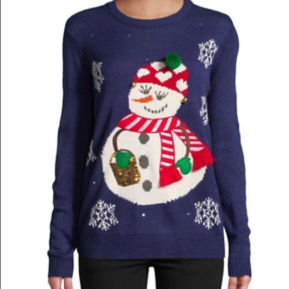 Faith & Zoe Fairisle Christmas Sweater . NEW - Picture 1 of 2